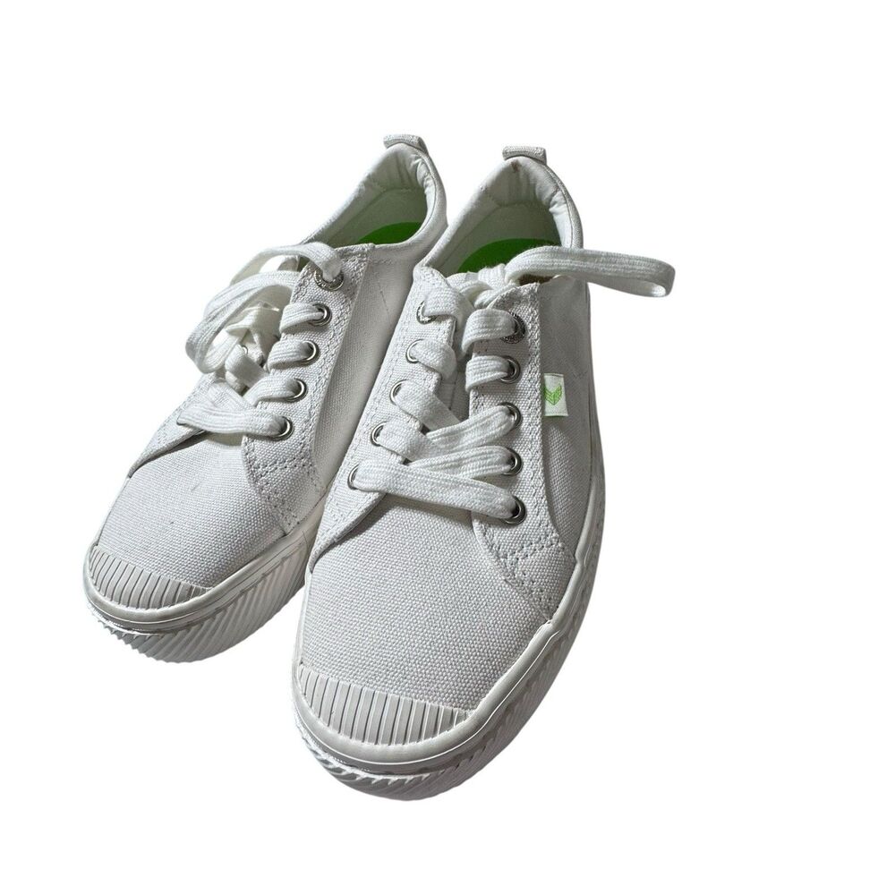 NEW Cariuma OCA Low Off-White Canvas Shoe Unisex US Women's 7 1/2   *read*